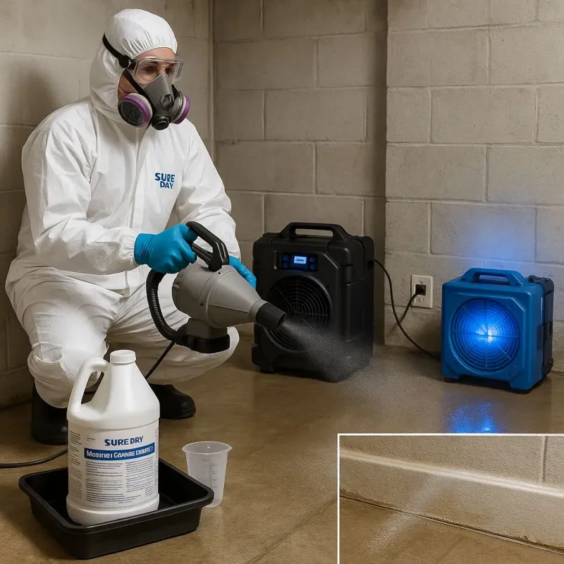 Sanitization and Odor Removal process in Falmouth, ME